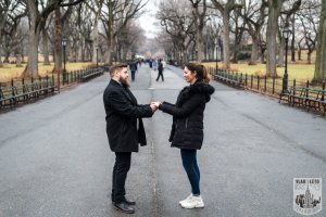 Central park engagement