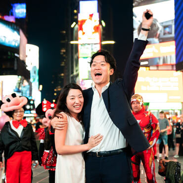 Photo Times square proposal | VladLeto