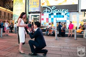 Proposed by Disney store on Times square in NYC