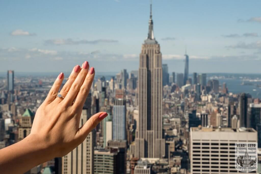 How to propose at Top of the Rock in NYC?