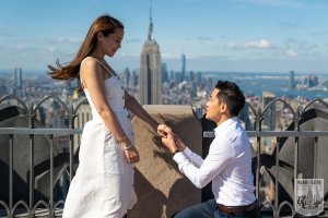 Marriage Proposal at Top of the Rock