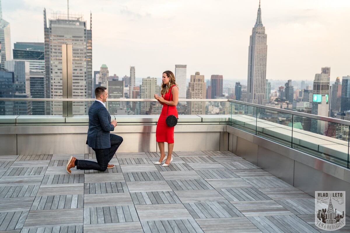 Empire State Building view Rooftop proposal VladLeto