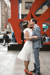 Just married couple in NYC