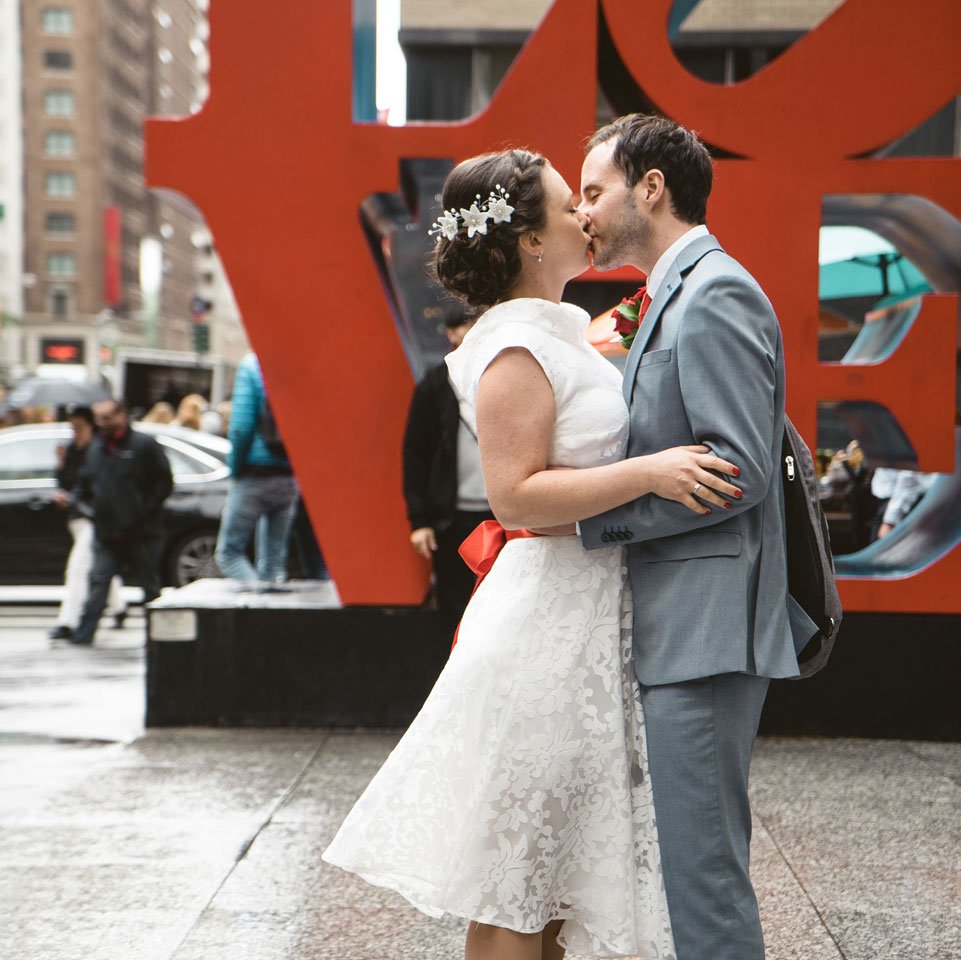 Just married couple in NYC