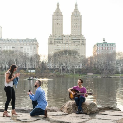 Proposal With Musician + Photography