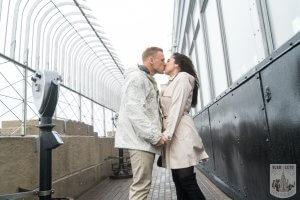 Proposing at the Empire State Building