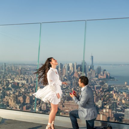Surprise proposal at the Edge Surprise proposal at the Edge