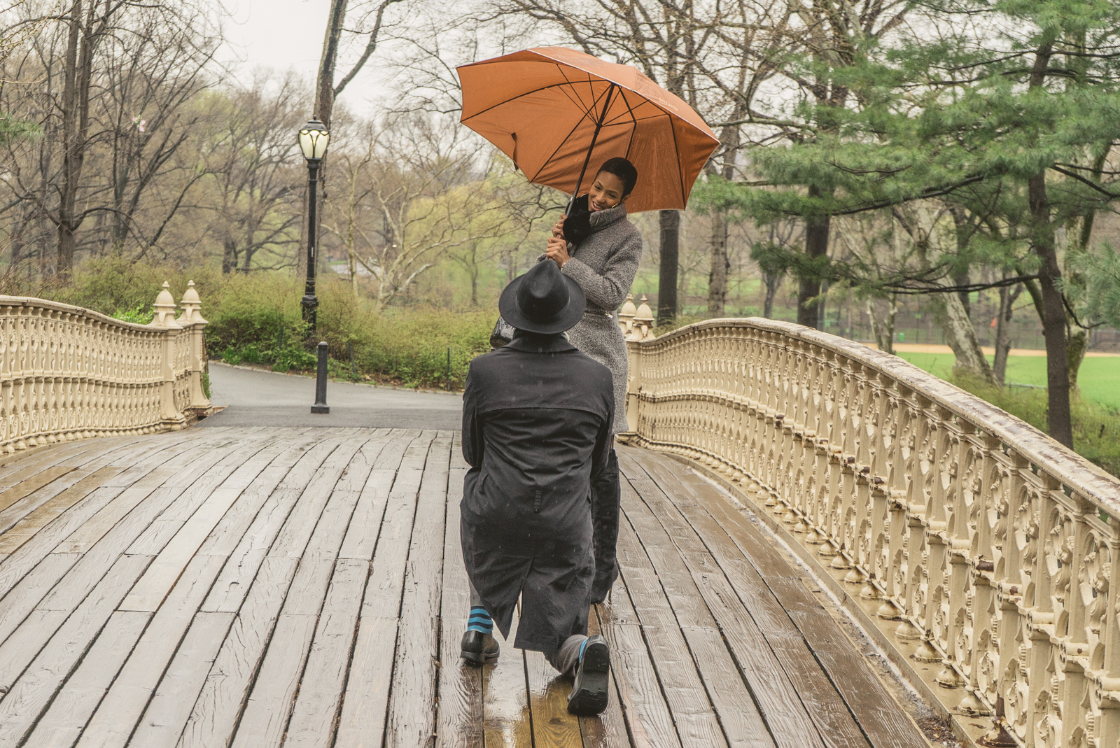 Central Park Elopement in the Rain