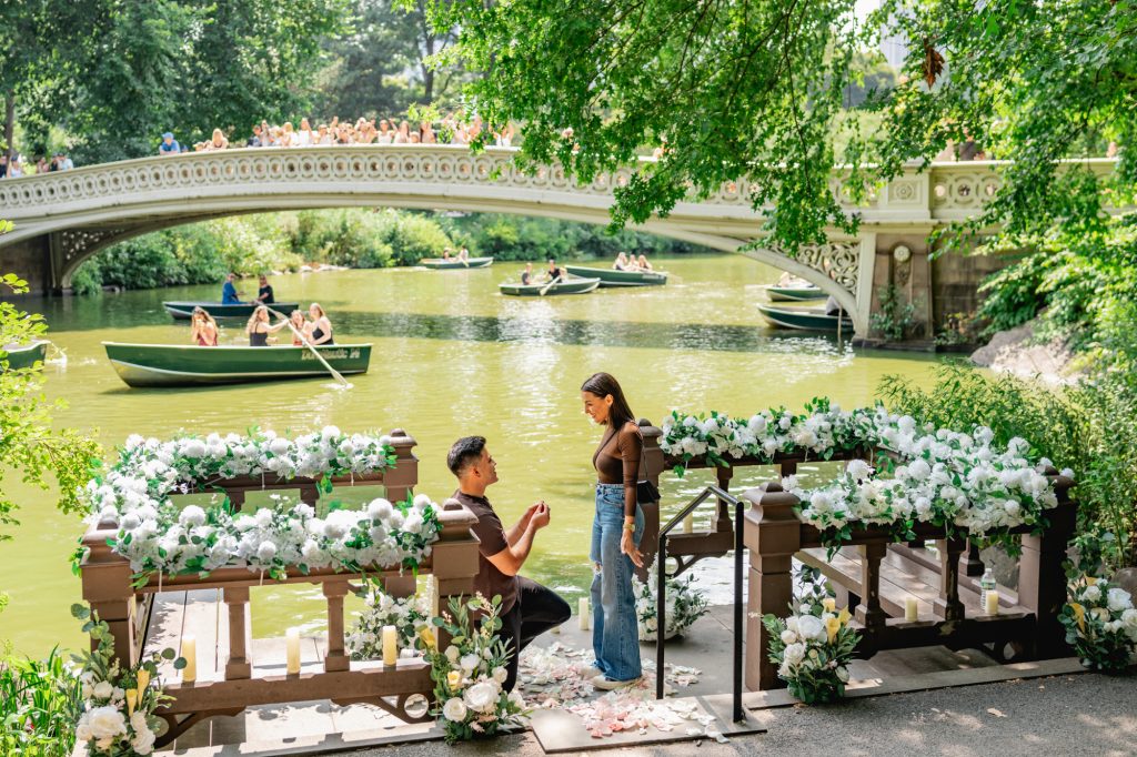Bow Bridge proposal during vacation in NYC