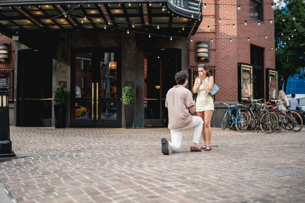 Roxy Hotel proposal during vacation in NYC